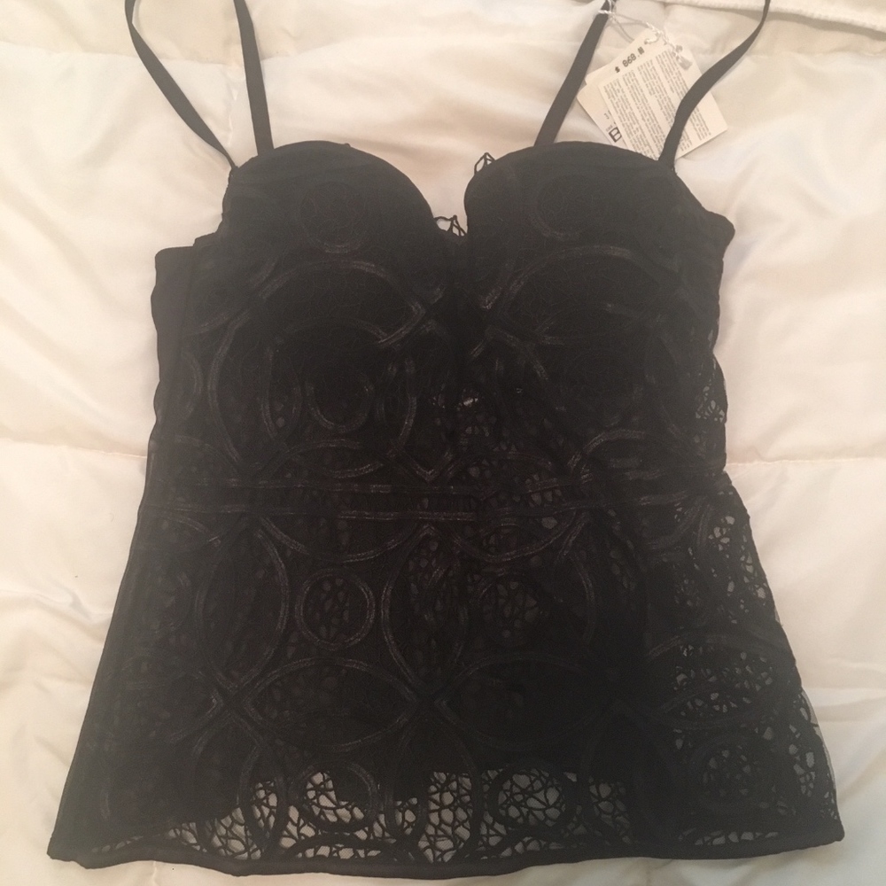 La Perla Black Bustier